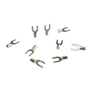 5.5 6冷压接线端子U型Y形叉形裸端头铜线鼻子线耳 UT1.5