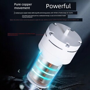 夹电瓶12v增氧泵车载增氧气泵大功率增氧机卖鱼专用直流冲充氧泵