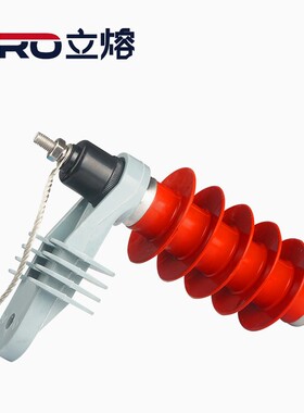 10KV氧化锌避雷器HY5WS-17/50L户外高压线路防雷带热爆式脱扣支架