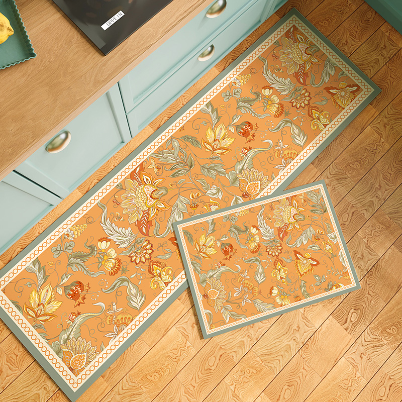 高端厨房专用地垫防滑防油可擦免洗进门口吸水厨房里的脚垫硅藻泥