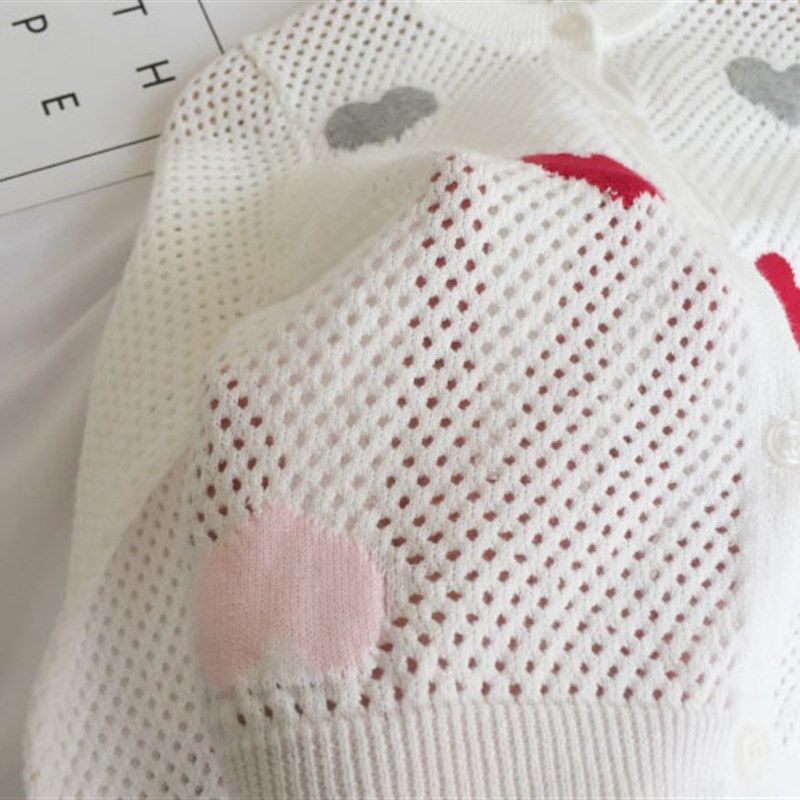 女童空调开衫针织薄款镂空外套婴儿春秋女宝宝儿童小童毛衣夏季,童装/婴儿装/亲子装,毛衣/针织衫,淘宝优惠券,粉丝福利购,淘宝优惠卷