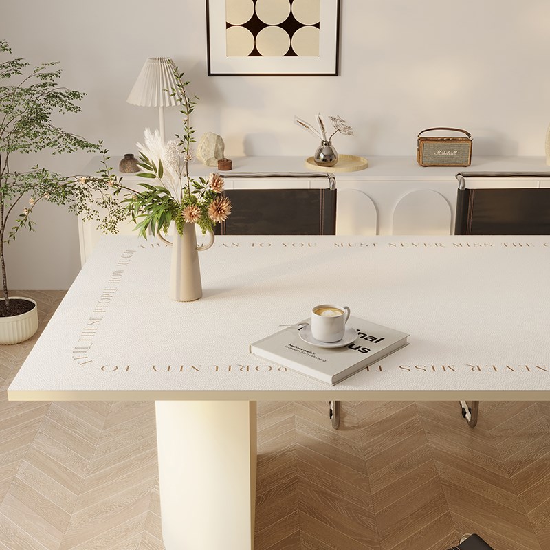 PVC桌布免洗防油防水奶油风防烫隔热餐桌垫茶几垫耐脏桌面保护垫