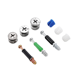 锌合金三合一连接件螺母偏心轮床衣柜抽屉板式办公桌组装紧固配件