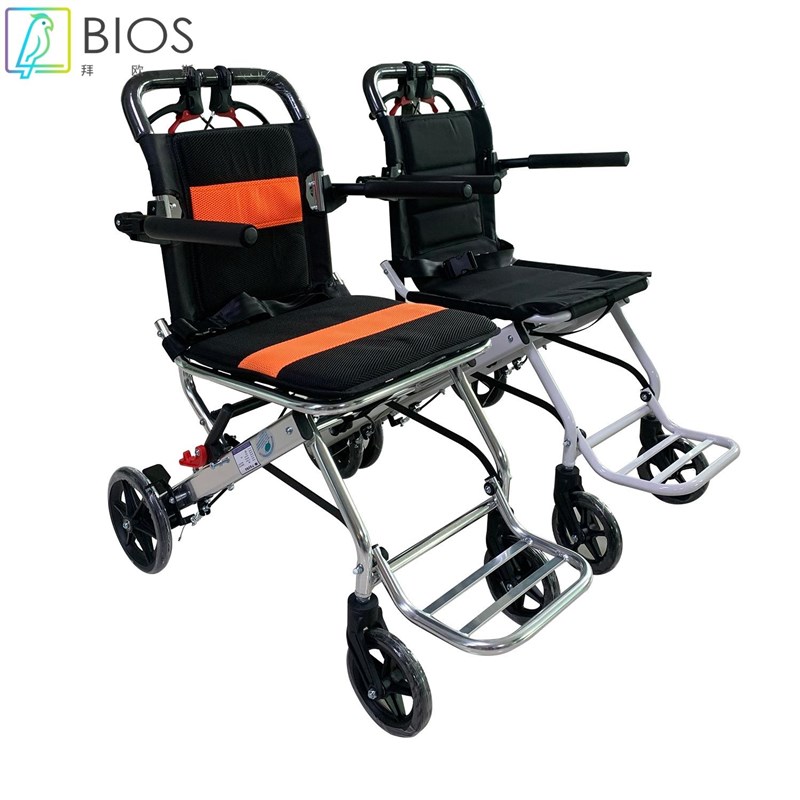 飞机轮椅折叠轻便老人外出旅行便携式手推车可上飞机老人手动轮椅