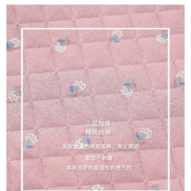 三层加厚保暖裤女中老年加肥大码夹棉薄棉裤妈妈散口宽松线裤秋冬