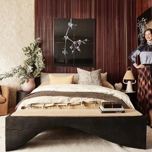 木墩长条凳子 北欧侘寂风实木碳化民宿酒店电视柜家用入户休息换鞋