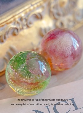 就一分钟!我携满天星辰以赠你,仍觉满天星辰不及你 星空水晶球