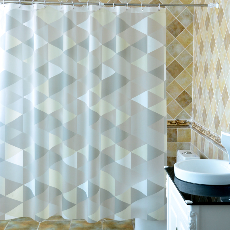 韵扬浴室防水隔断浴帘布加厚防霉保温遮挡挂帘卫生间酒店门帘拉帘