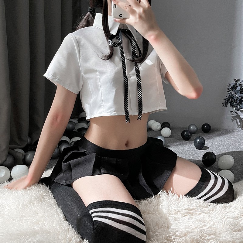 无内衬短裙百褶裙半身裙清纯可爱超短裙高腰少女夏日jk水手服20cm