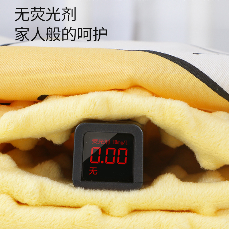 婴儿被套豆豆绒被罩定制纯棉a类新生儿宝宝被单幼儿园儿童120x150