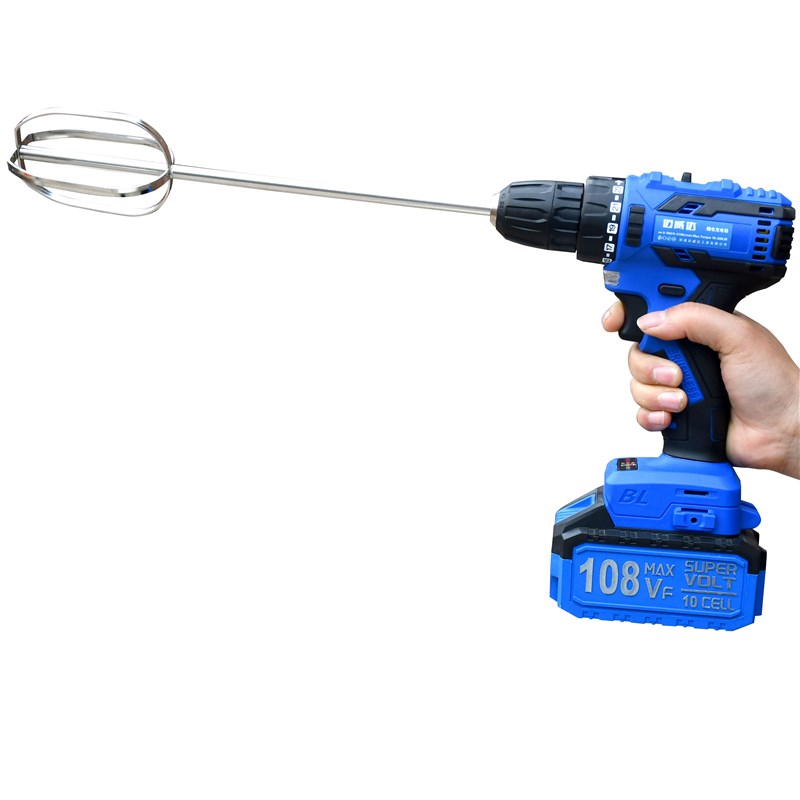 电钻搅拌器无线充电打西瓜汁神器美发染膏芝麻酱冰激凌搅拌机打蛋