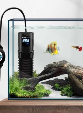 海霸鱼缸防爆加热棒超短加热棒大功率加热棒PTCH-328电子控温数显