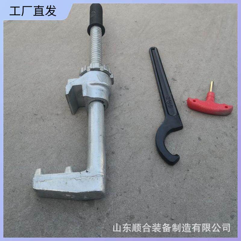 轨道岔尖岔心钩锁器安装简单钢轨锁闭器厂家直供钢轨道岔锁闭器