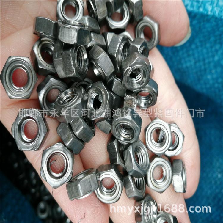 现货供应 M6-M16台阶六角螺母 四角 六角焊接螺母 量大价优