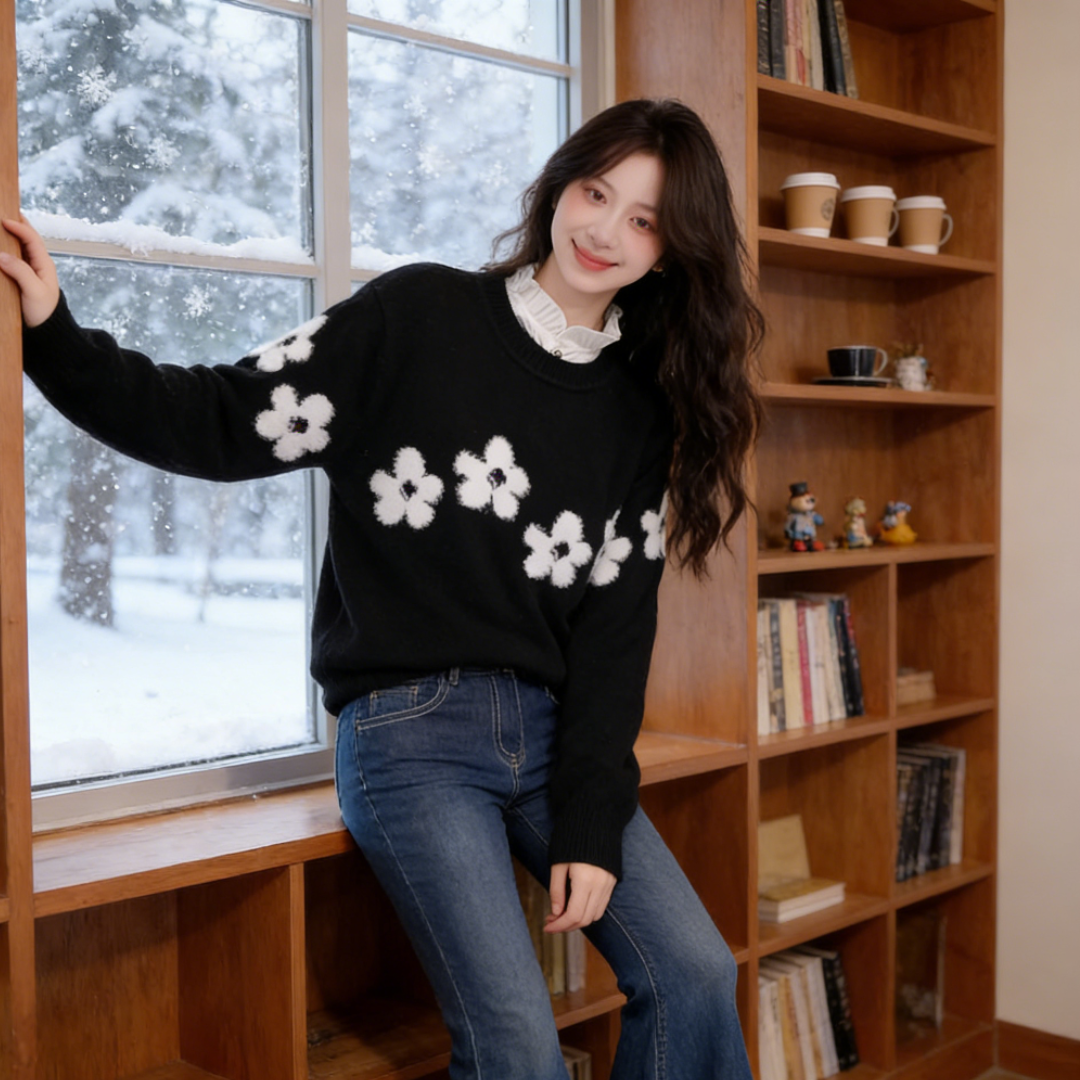 玉美雅【旗舰精选套装】小香风提花套头百搭长袖+荷叶边无袖内搭,女装/女士精品,时尚套装,淘宝优惠券,粉丝福利购,淘宝优惠卷