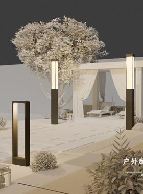 LE形D户外方庭景观灯新中JGD-001式园林院灯小区工别墅高杆灯景区