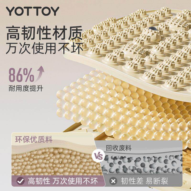 YOTTOY滚轮压指20241101压板慢专用原地跑步足底按跑摩脚垫脚踩室图片