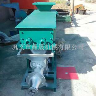 兰煤制棒机梅形三角形空花心螺煤棒挤棒机旋小型110牛粪制棒机