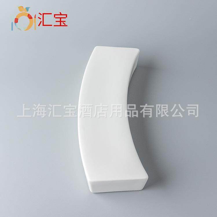 创1意子料理陶瓷桥2寸船高身空心点心碟长条寿分司VIX长条板甜品