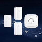 超市冰箱柜开M12门磁门窗感应提醒器冰店门铃户门磁防盗铺报警器