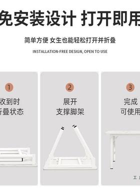 折饭叠桌子桌餐家用F5M66967出租屋宿舍小方桌子易摆摊简矮桌地桌