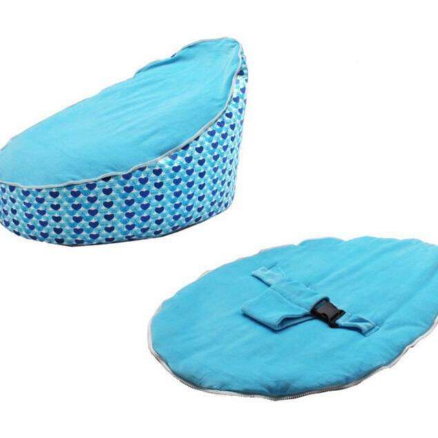 婴闲儿儿豆SWB-1807袋休沙懒人发儿童休闲沙发童躺椅婴儿床环保