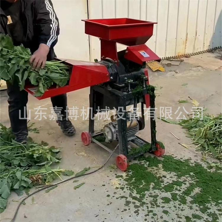 新款油电两用超精细牧草粉机打浆机草机揉铡丝机碎秸秆象甜草FXP