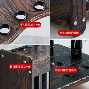 台球杆架落地式球架桌球杆柜台球厅公杆存放架球杆收纳架立式放置