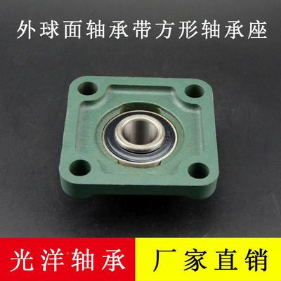 UC外F214形方带座球面轴精工品质承UCF214外球面轴承内径70