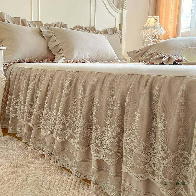 丝202薄5新款春夏F99JHSHH床裙单卡件蕾花边床罩其色耐脏遮丑床围,床上用品,床裙,淘宝优惠券,粉丝福利购,淘宝优惠卷