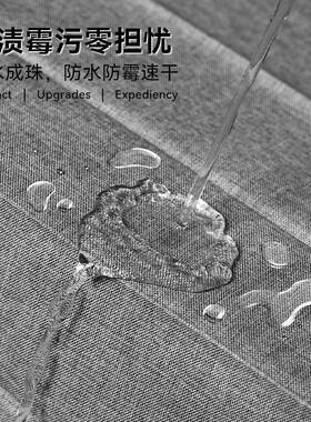 AZY浴室挂隔断防霉防水浴帘帘卫生间遮挡干湿分离速干帘帘折叠帘