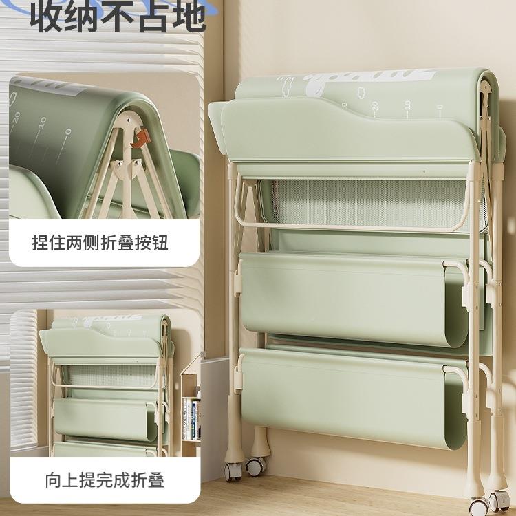 尿尿布婴儿护台洗澡一体新生儿HGH床上换布多功理能按摩抚台触可