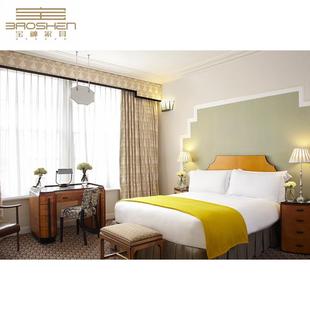 酒店宿家具标间馆床全226套床头软包公寓旅宾双馆民人床民宿床专