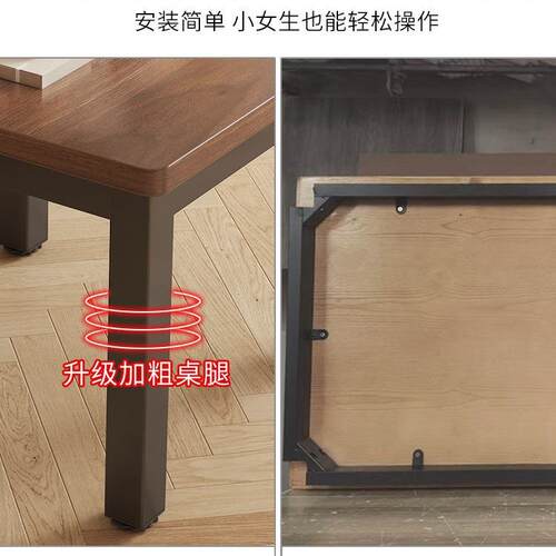 小方桌四木桌茶几边几床头茶水矮桌方桌简易餐饭桌BTR定制正方形
