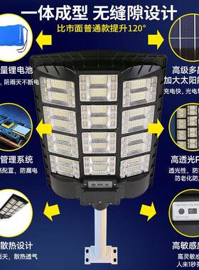 太阳能路灯户外防水院灯室外院家用超子亮SY-HMK-0照庭明灯农新村