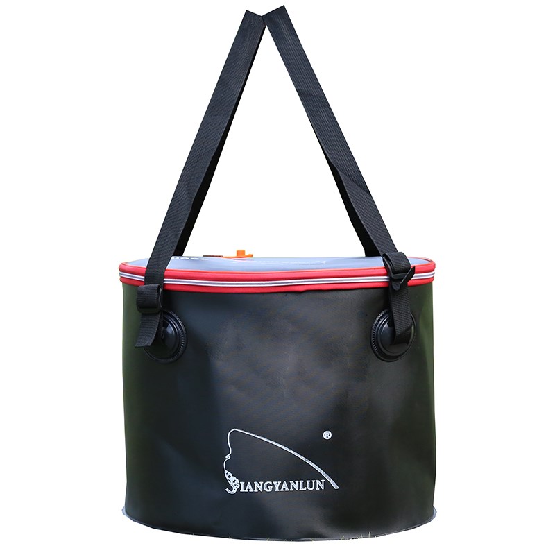 江言纶圆形EV鱼桶超大防水鱼获桶鱼获包鱼具桶鱼护桶钓鱼装鱼桶