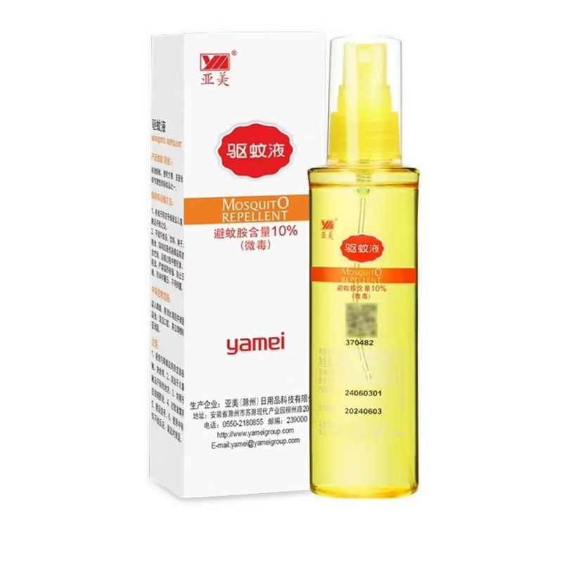 亚美驱蚊液0ml+驱蚊霜5避蚊胺10%防蚊不叮小时