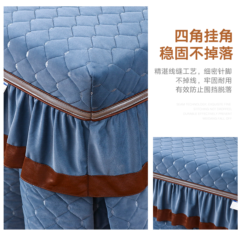 长方形烤火桌子罩茶几罩布艺电烤炉家用烤火炉取暖器桌布烤火罩