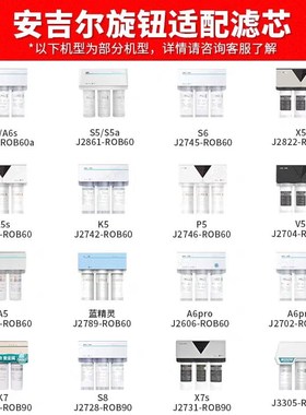 安吉尔净水器滤芯J2-ROB8/J202/272/20/2789/US复合C滤芯