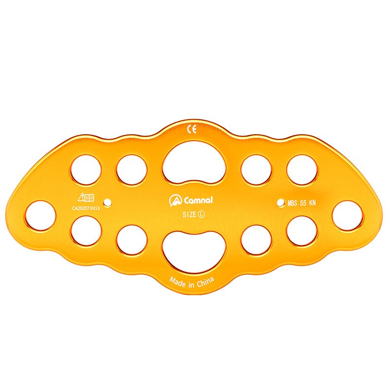 坎乐2020新款绳索孔分力板承重分锚器登山装备指力板攀岩分绳器