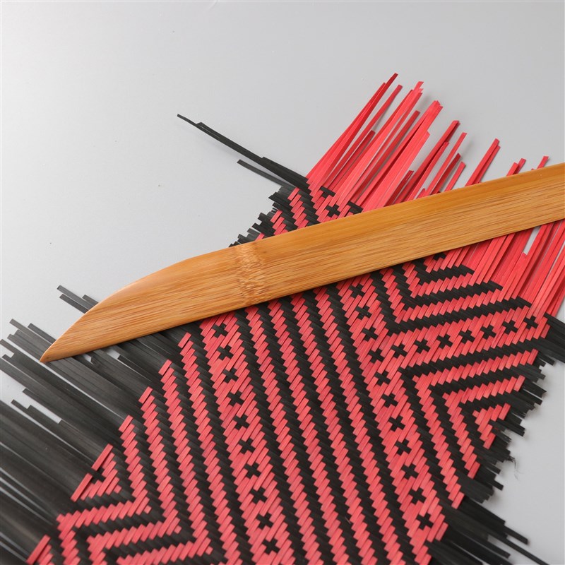 小宽竹工竹编工具 篾尺 平面编织 体验课工具 手工打磨碳化玉竹