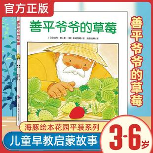 正版现货 善平爷爷的草莓海豚绘本花园 长江少儿 日松冈节译者清泉浅井绘画日末崎茂树