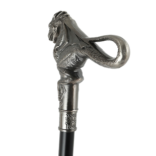 龙头金属酒吧舞台走秀演出手杖柄徒步权杖老人拐杖万圣节拍摄道具