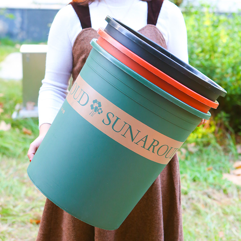 7加仑加厚加仑盆特大号塑料盆种树大型落地绿植盆栽月季果树花盆