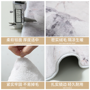 入户换鞋凳坐垫软包防滑大理石纹垫定制卡座垫玄关门口穿鞋柜垫子