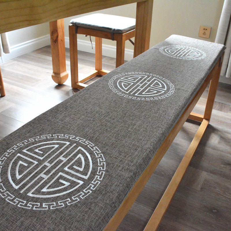 新中式定制防滑底长凳垫坐垫椅垫茶凳垫可拆洗沙发垫鞋凳垫,居家布艺,椅垫,淘宝优惠券,粉丝福利购,淘宝优惠卷