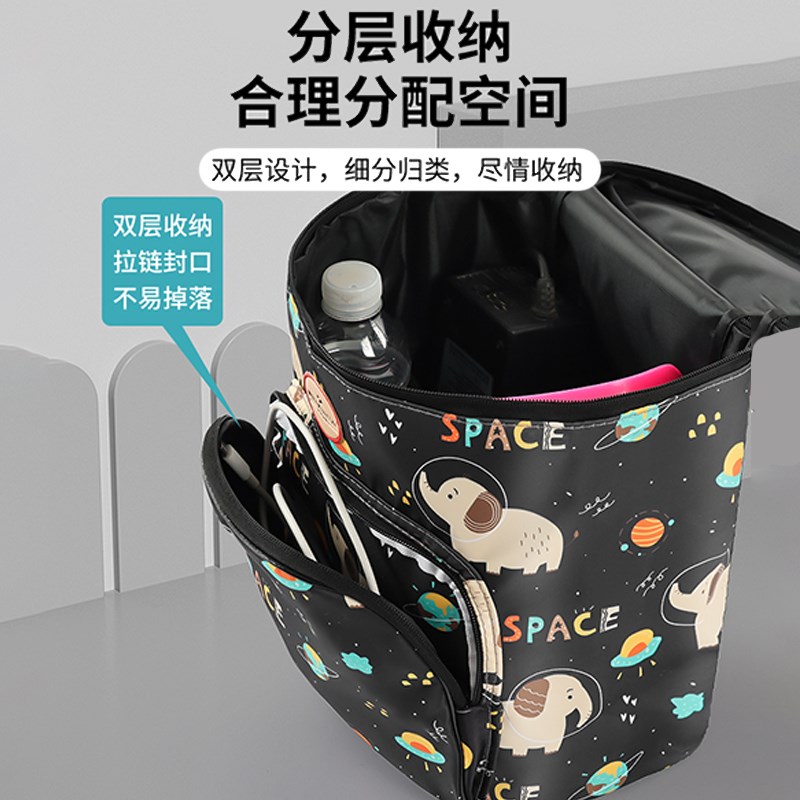 电动车挂包婴儿车收纳袋山地车车把包溜娃神器手推车多功能置物袋