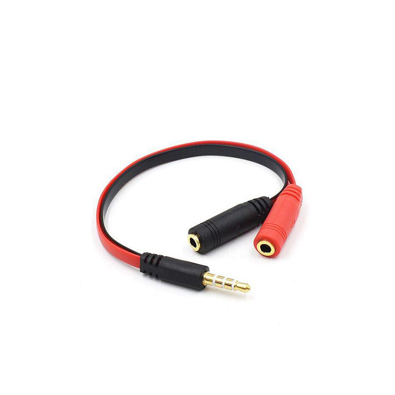 3.5笔记本电脑单孔耳麦二合一转接线耳机麦克风2合1转接头转换器