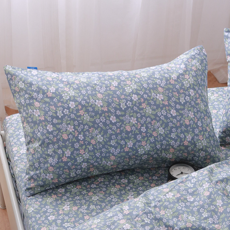 枕套包邮一对纯棉大号成人枕头套单人学生一只装4874文艺民族碎花