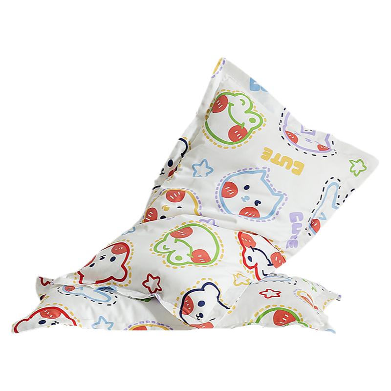 儿童蚕丝枕幼儿园小学生午睡软枕1-3-6岁以上宝宝幼儿小孩低枕头